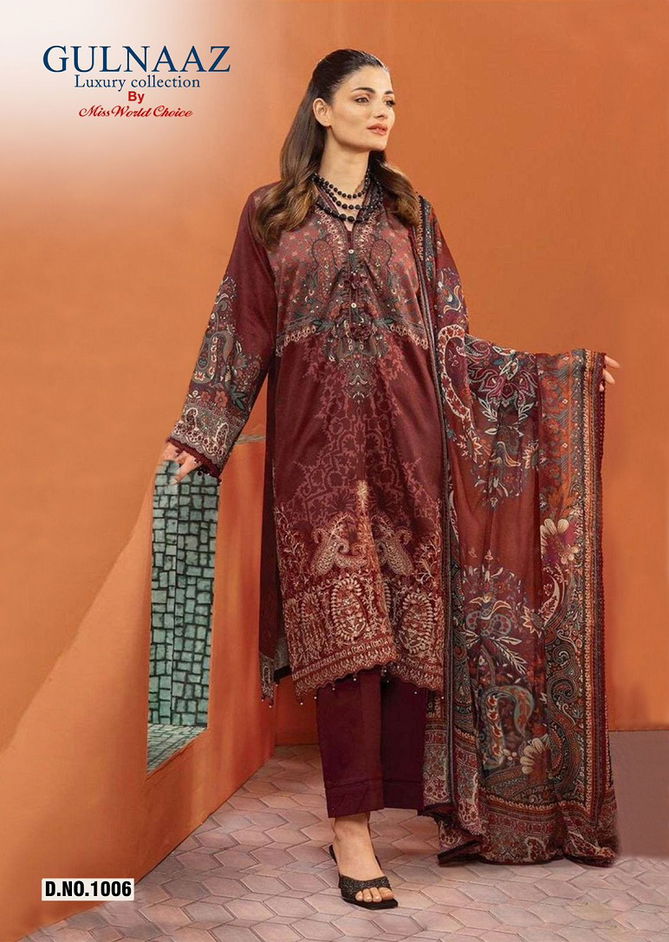 Gulnaaz Vol 1 By Miss World Cotton Printed Pakistani Dress Material Wholesale Online